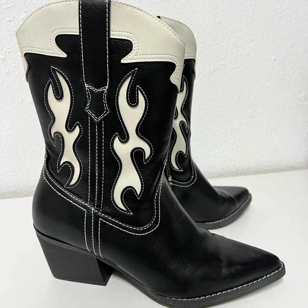 Leather Cowboy Boots